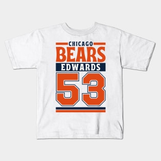 Chicago Bears Edwards 53 American Football Edition 3 Kids T-Shirt